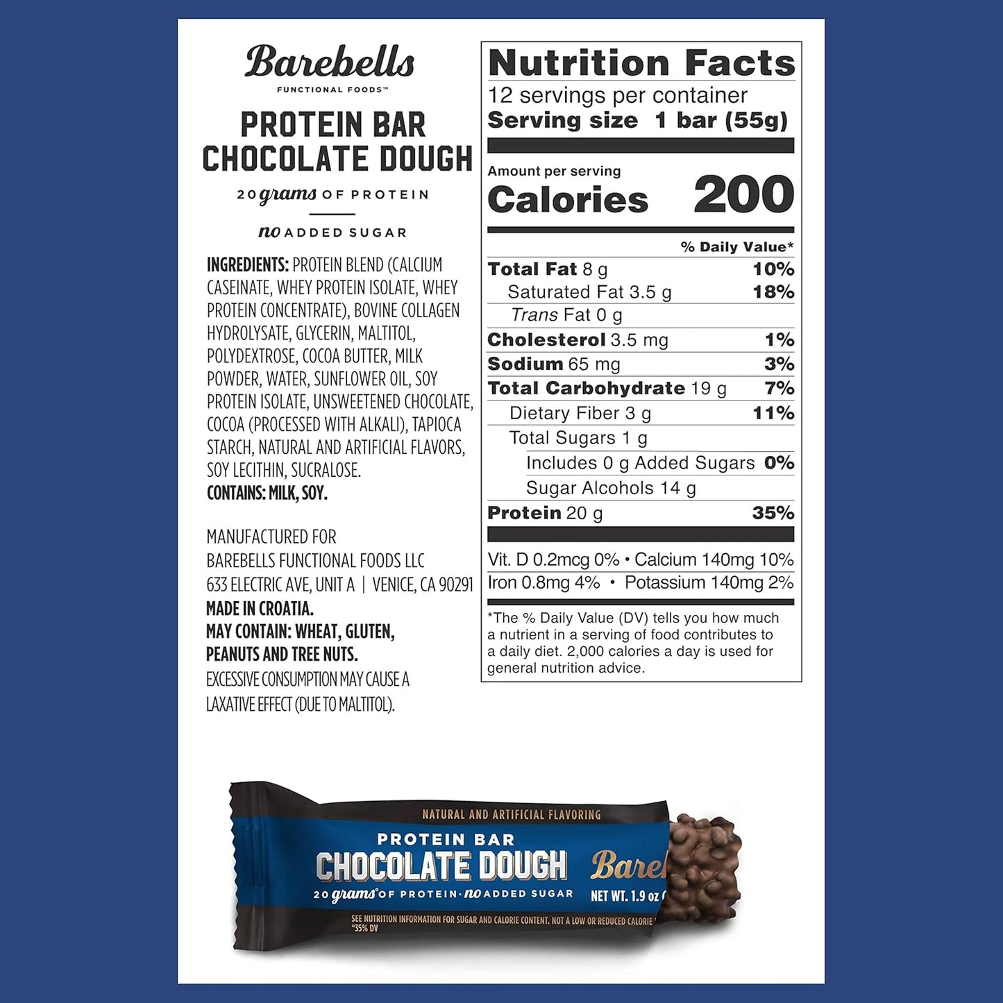 【多種口味】Barebells Protein Bar 蛋白棒