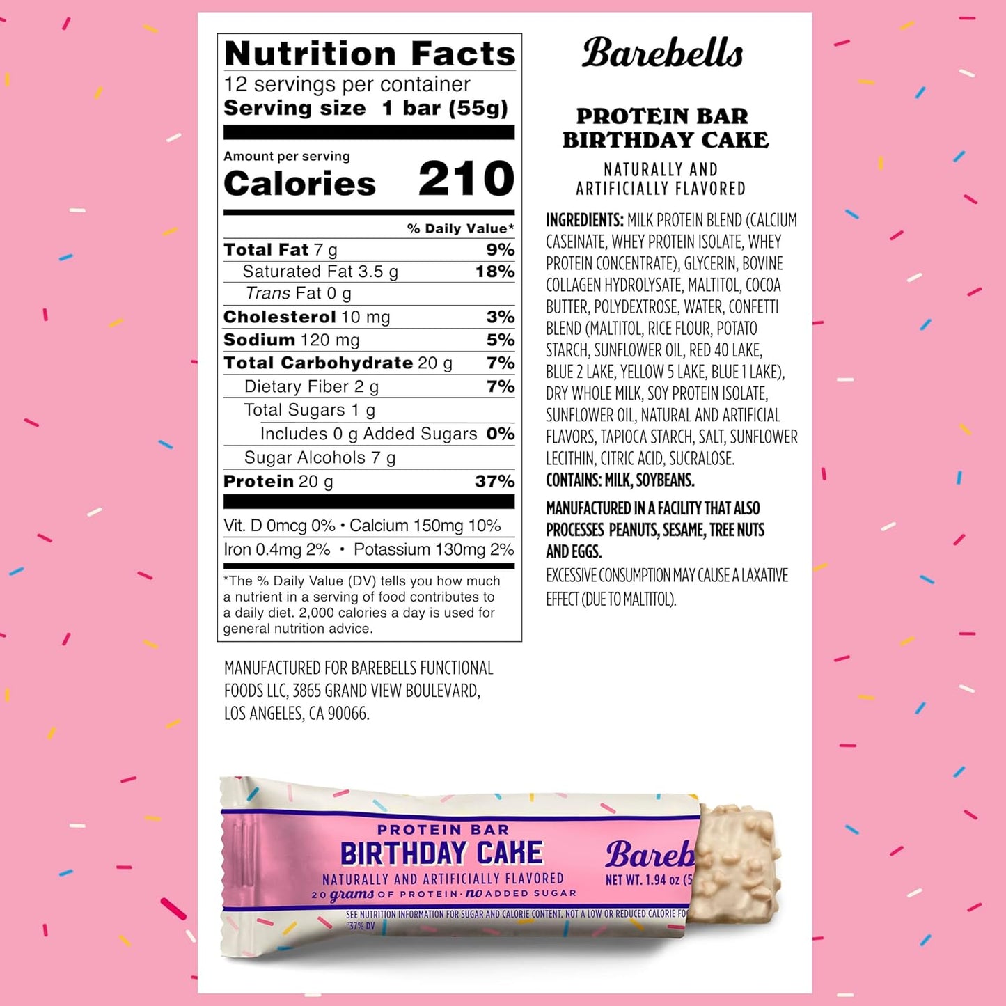 【多種口味】Barebells Protein Bar 蛋白棒