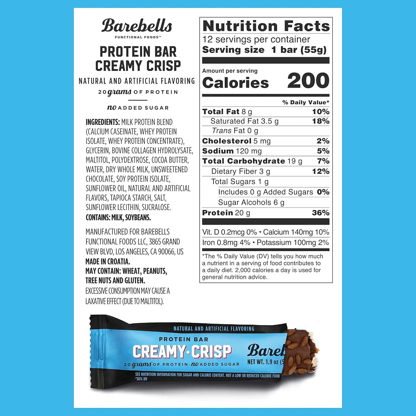 【多種口味】Barebells Protein Bar 蛋白棒