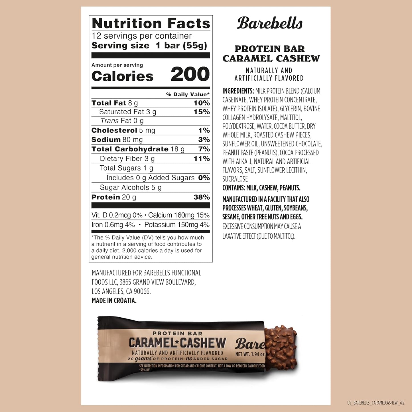 【多種口味】Barebells Protein Bar 蛋白棒