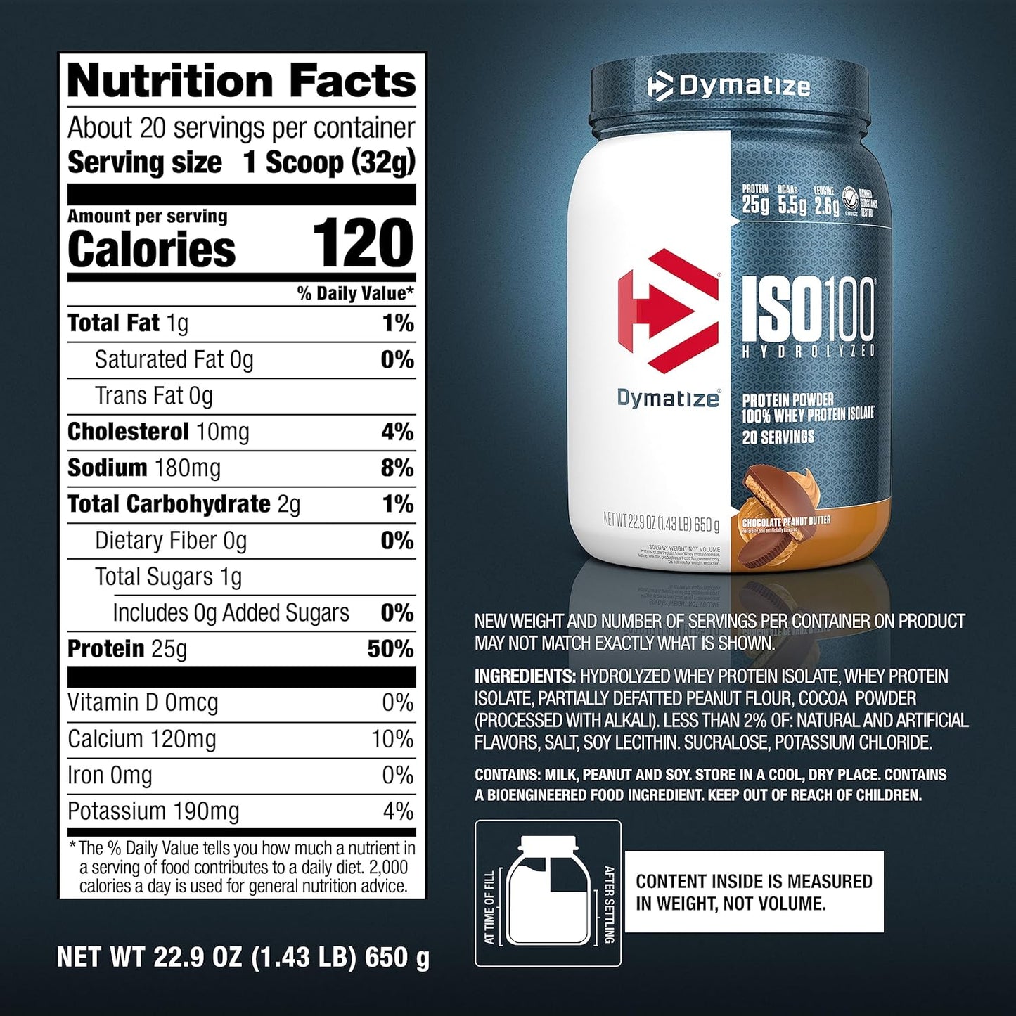【多種口味】Dymatize ISO100 Hydrolyzed Protein Powder 水解分離乳清蛋白粉
