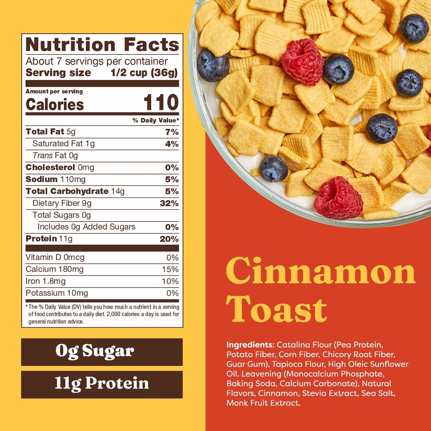【多種口味】Catalina Crunch Keto Protein Cereal 生酮早餐高蛋白穀物片