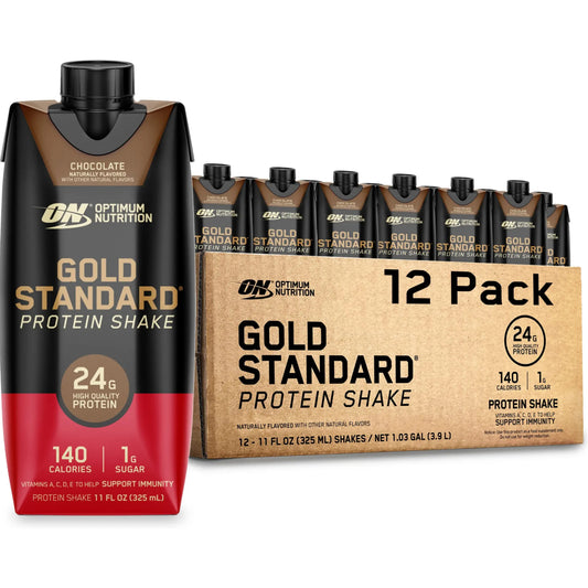 【多種口味】Optimum Nutrition Gold Standard Protein Shake 即飲蛋白奶昔