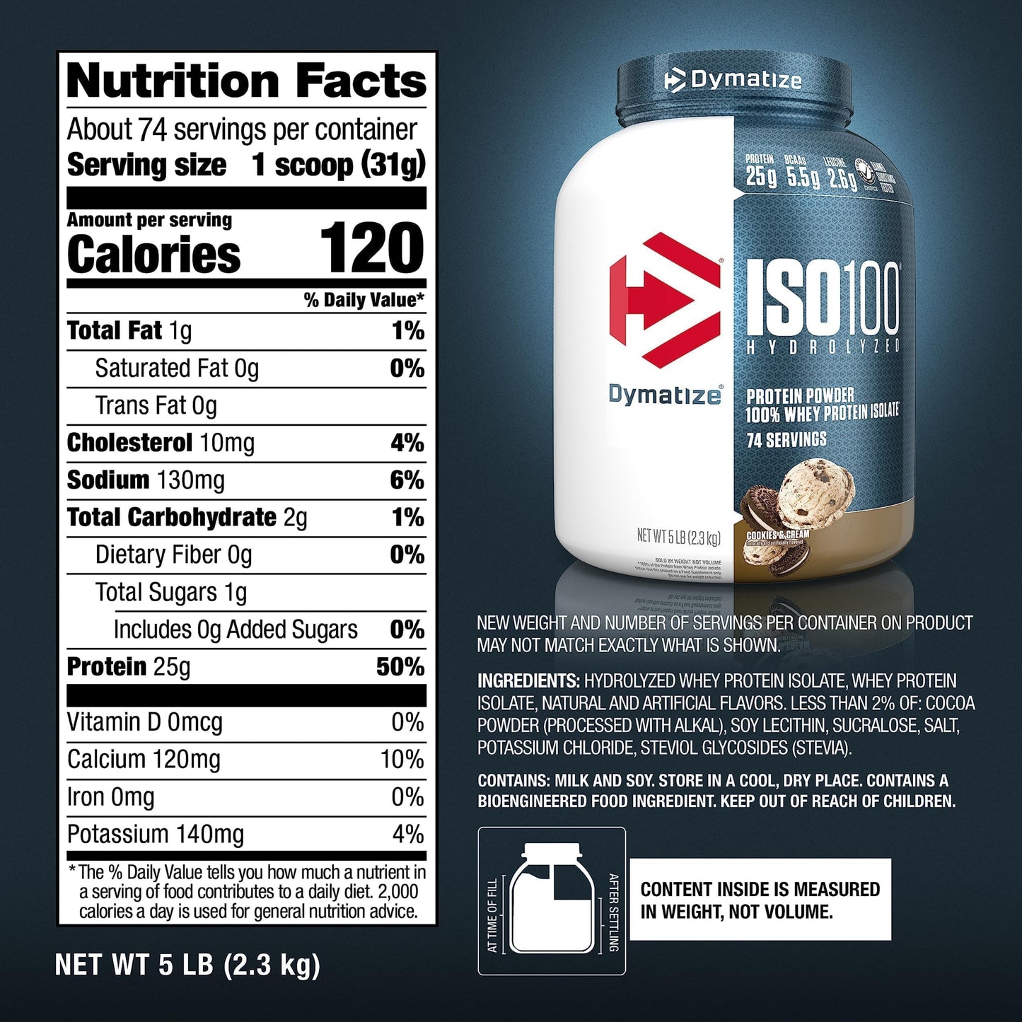 【多種口味】Dymatize ISO100 Hydrolyzed Protein Powder 水解分離乳清蛋白粉