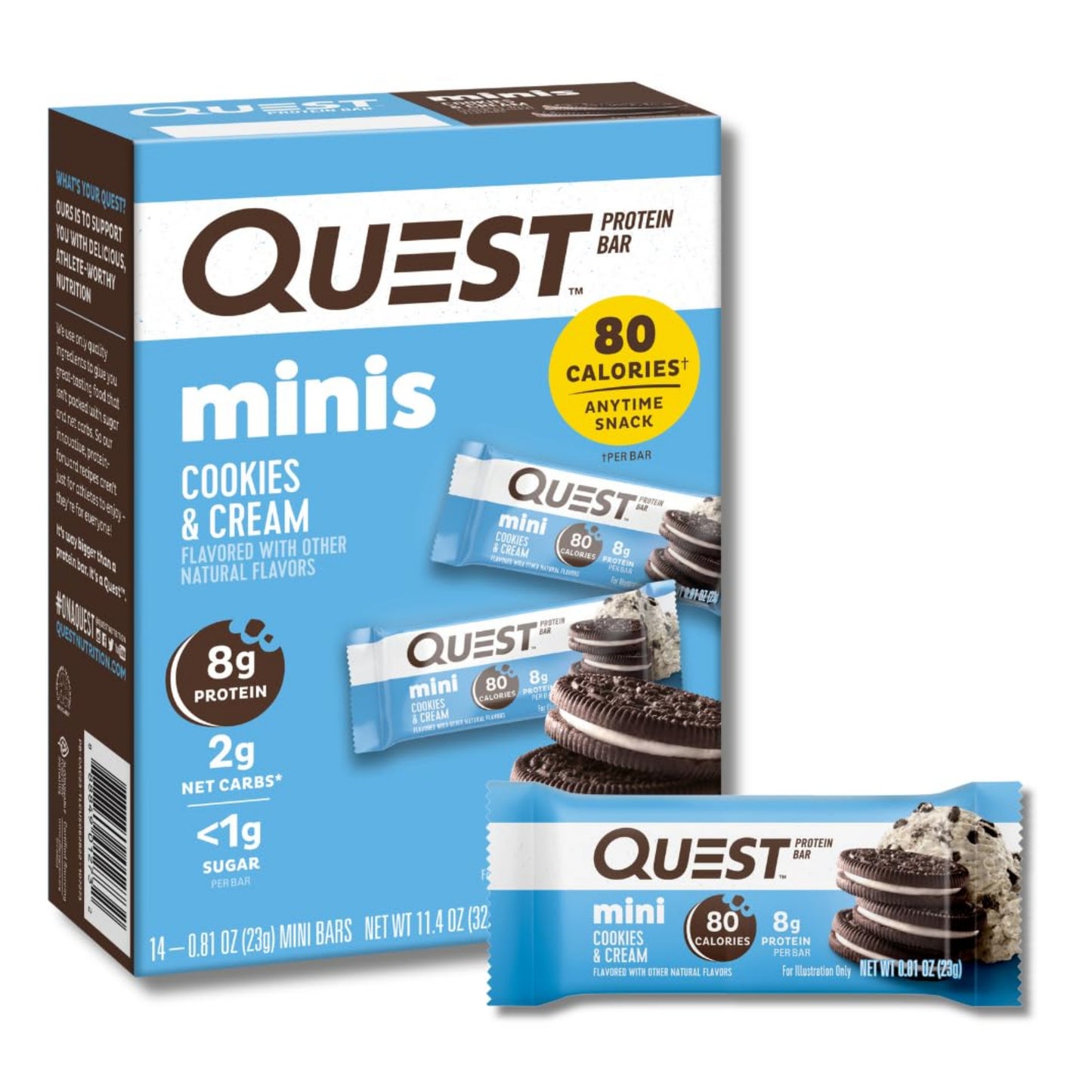 【多種口味】Quest Nutrition Mini Protein Bar 迷你蛋白棒