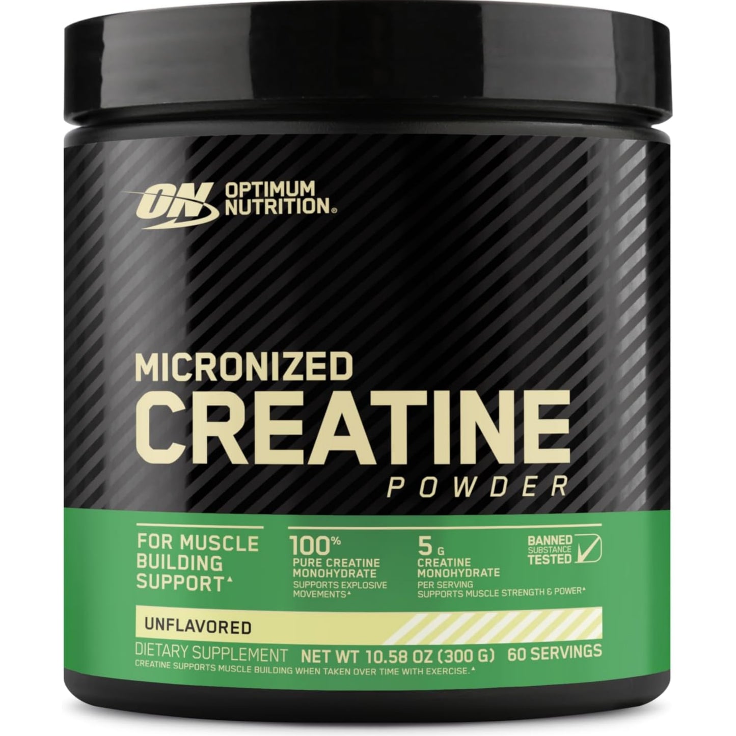 Optimum Nutrition Micronized Creatine Monohydrate Powder 微粉化肌酸粉