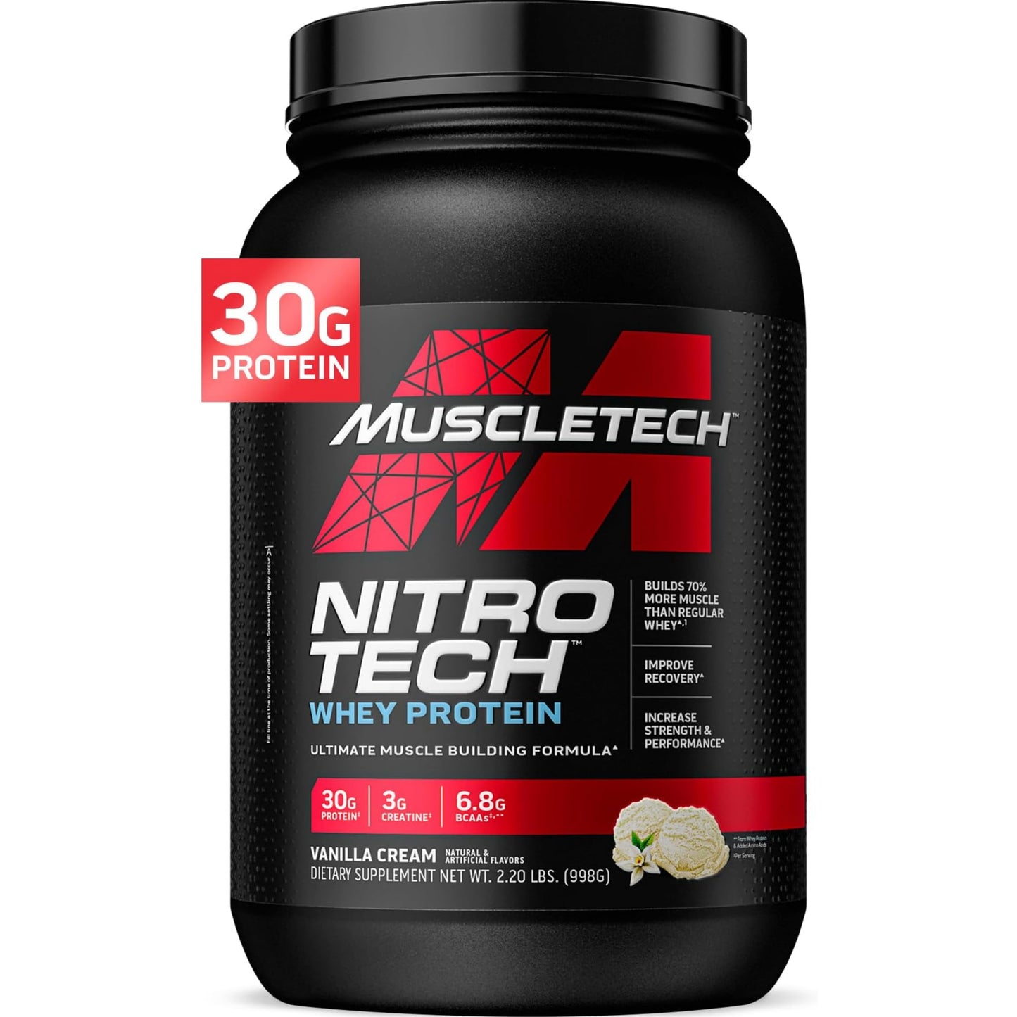 【多種口味】MuscleTech Nitro-Tech Whey Protein Powder 乳清蛋白粉