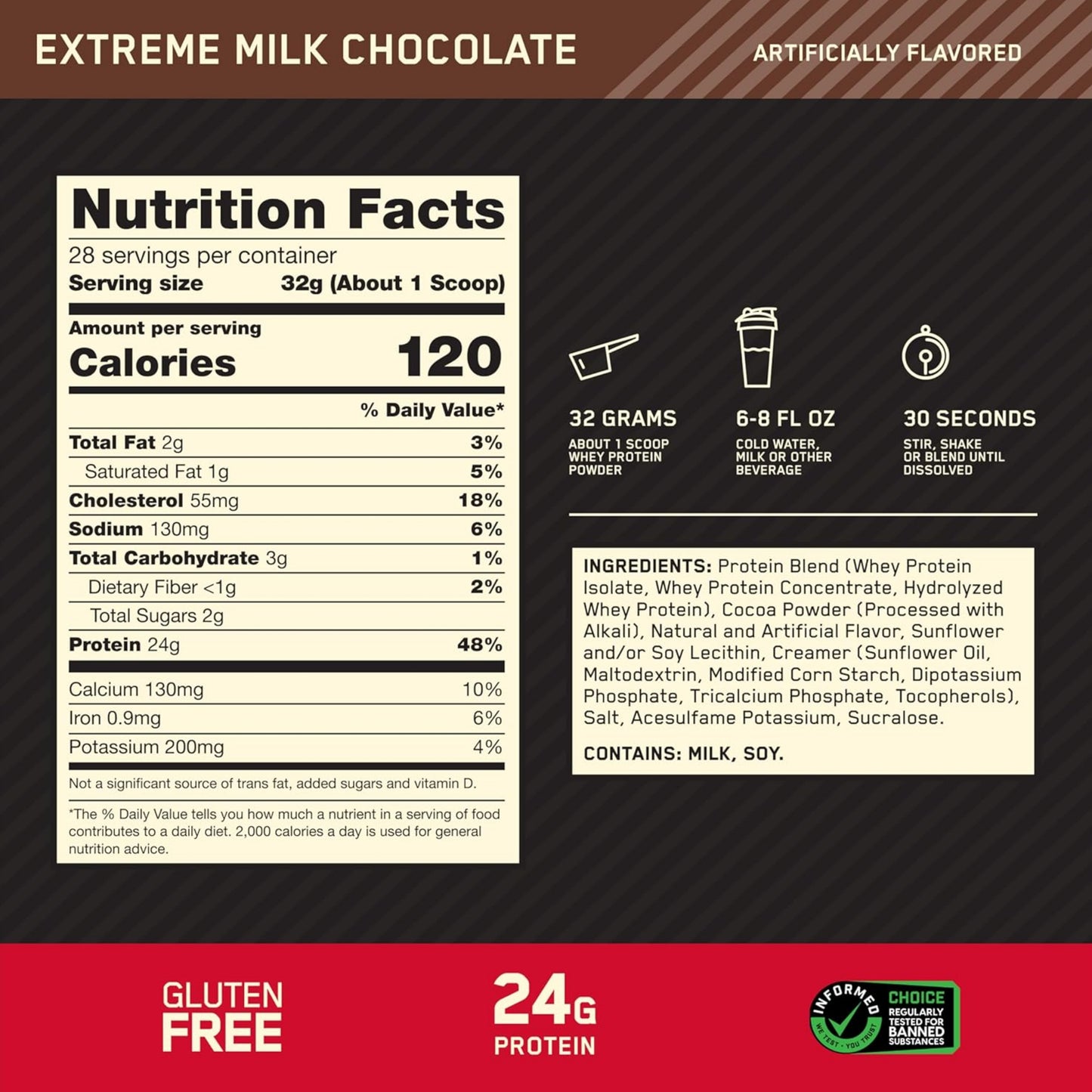 【多種口味】Optimum Nutrition Gold Standard 100% Whey Protein Powder 乳清蛋白粉