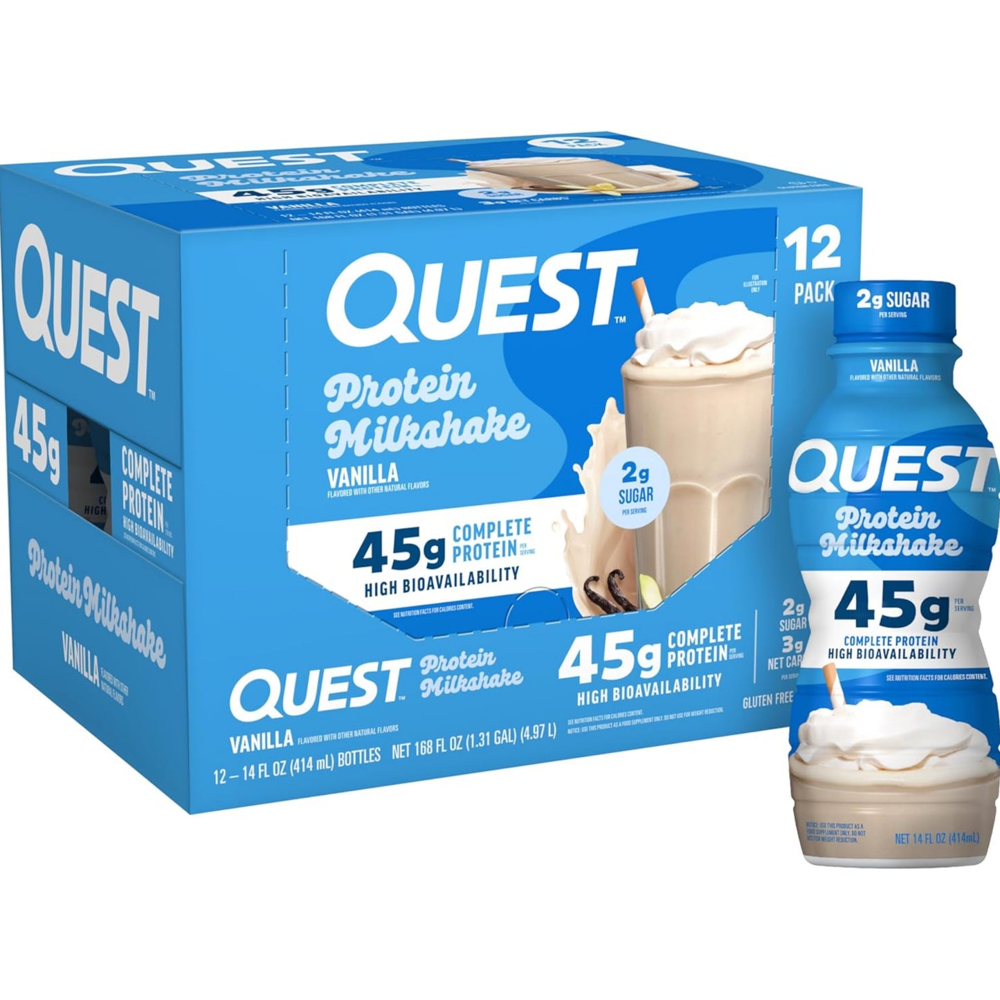 【多種口味】Quest Ready-to-Drink High Protein Shake 高蛋白奶昔