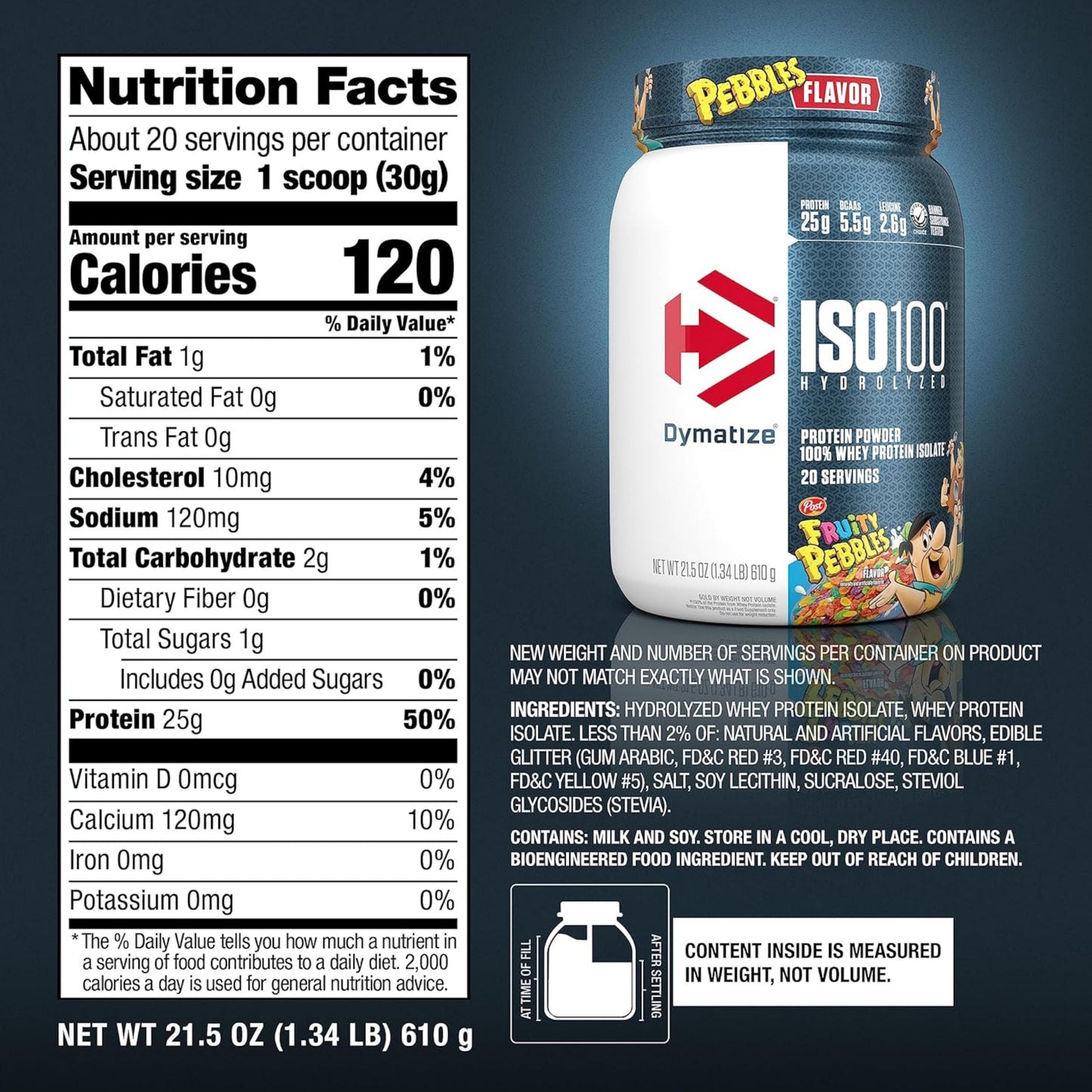 【多種口味】Dymatize ISO100 Hydrolyzed Protein Powder 水解分離乳清蛋白粉