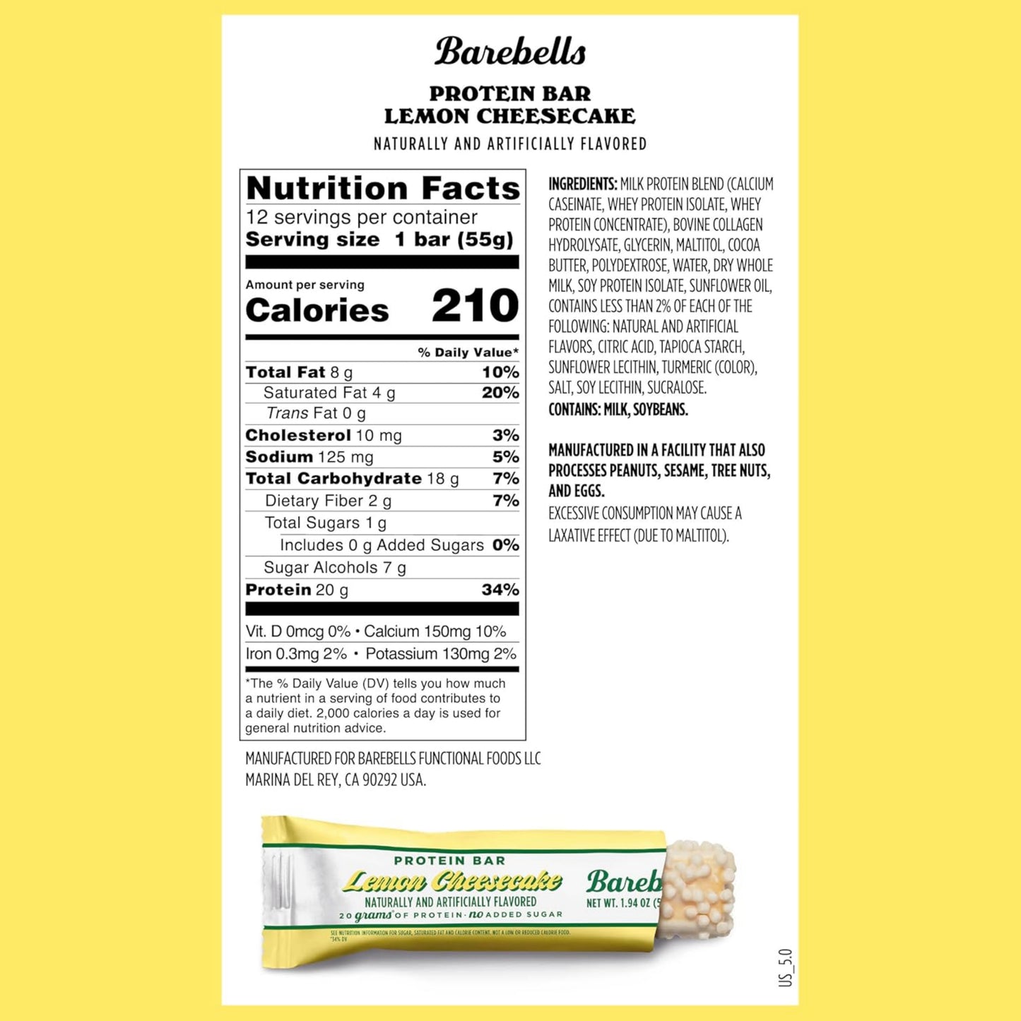 【多種口味】Barebells Protein Bar 蛋白棒