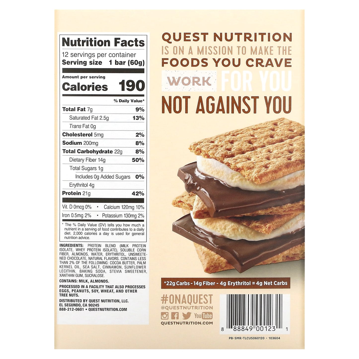 【多種口味】Quest Nutrition Protein Bar 蛋白棒