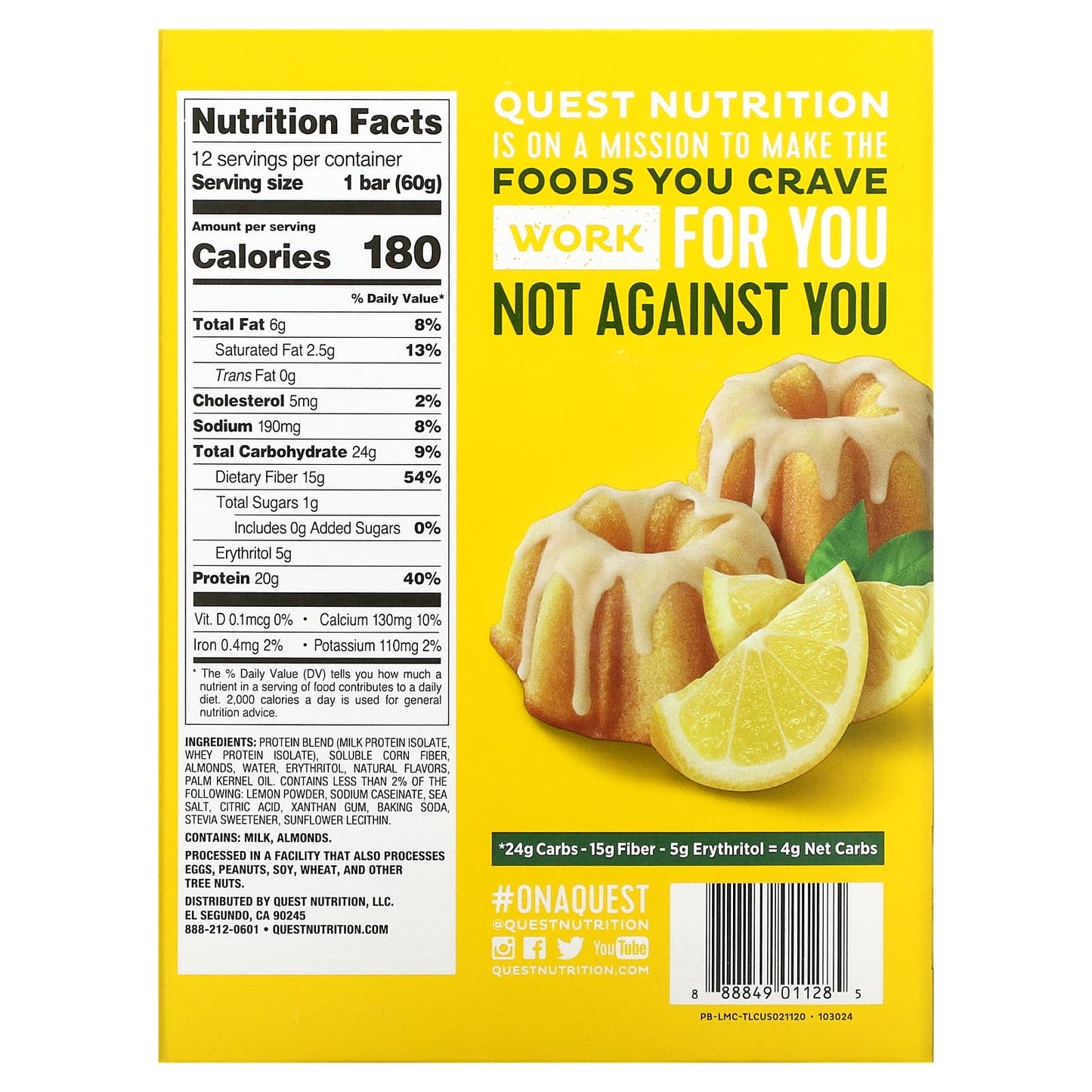 【多種口味】Quest Nutrition Protein Bar 蛋白棒