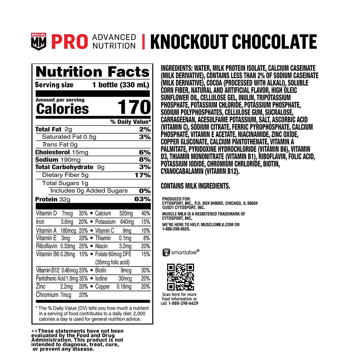 【多種口味】Muscle Milk Pro Protein Shake 蛋白奶昔