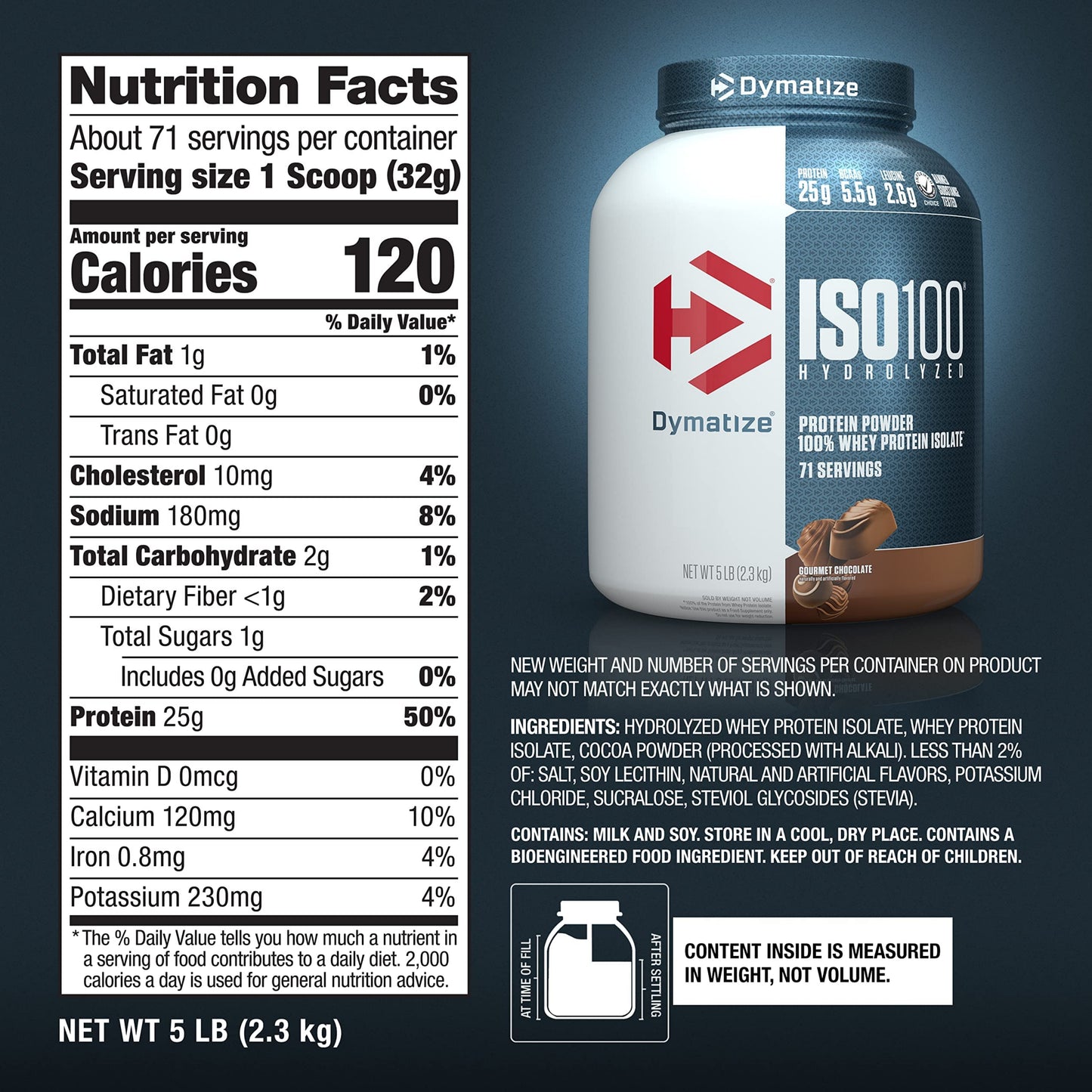 【多種口味】Dymatize ISO100 Hydrolyzed Protein Powder 水解分離乳清蛋白粉