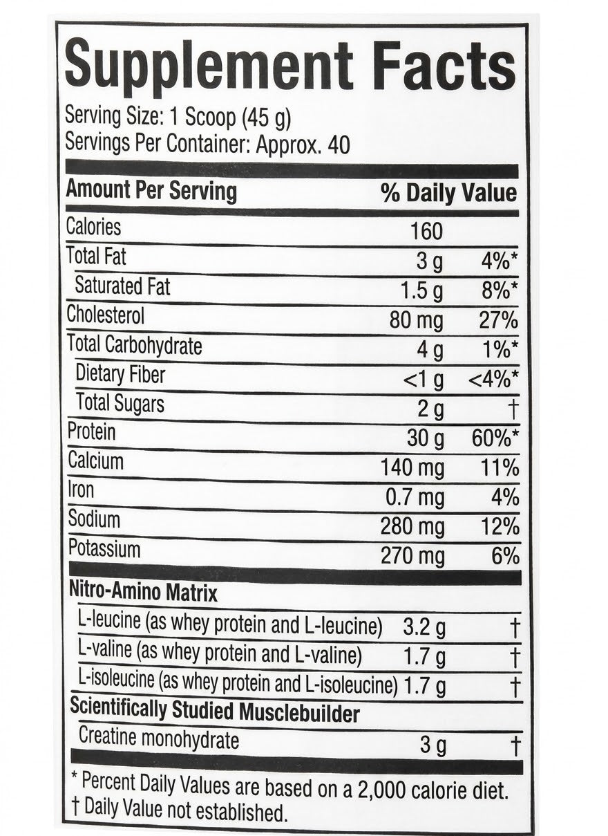 【多種口味】MuscleTech Nitro-Tech Whey Protein Powder 乳清蛋白粉