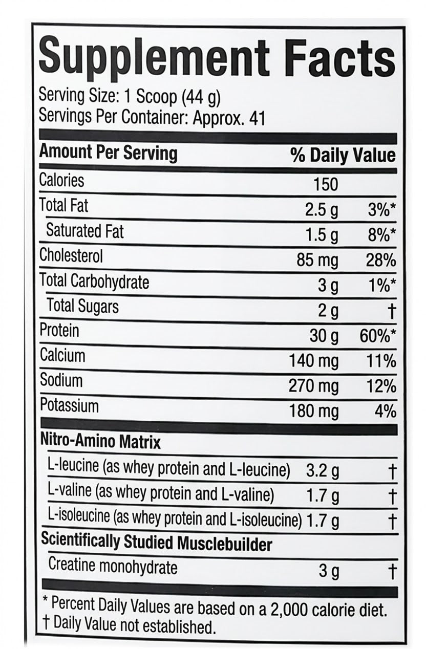 【多種口味】MuscleTech Nitro-Tech Whey Protein Powder 乳清蛋白粉