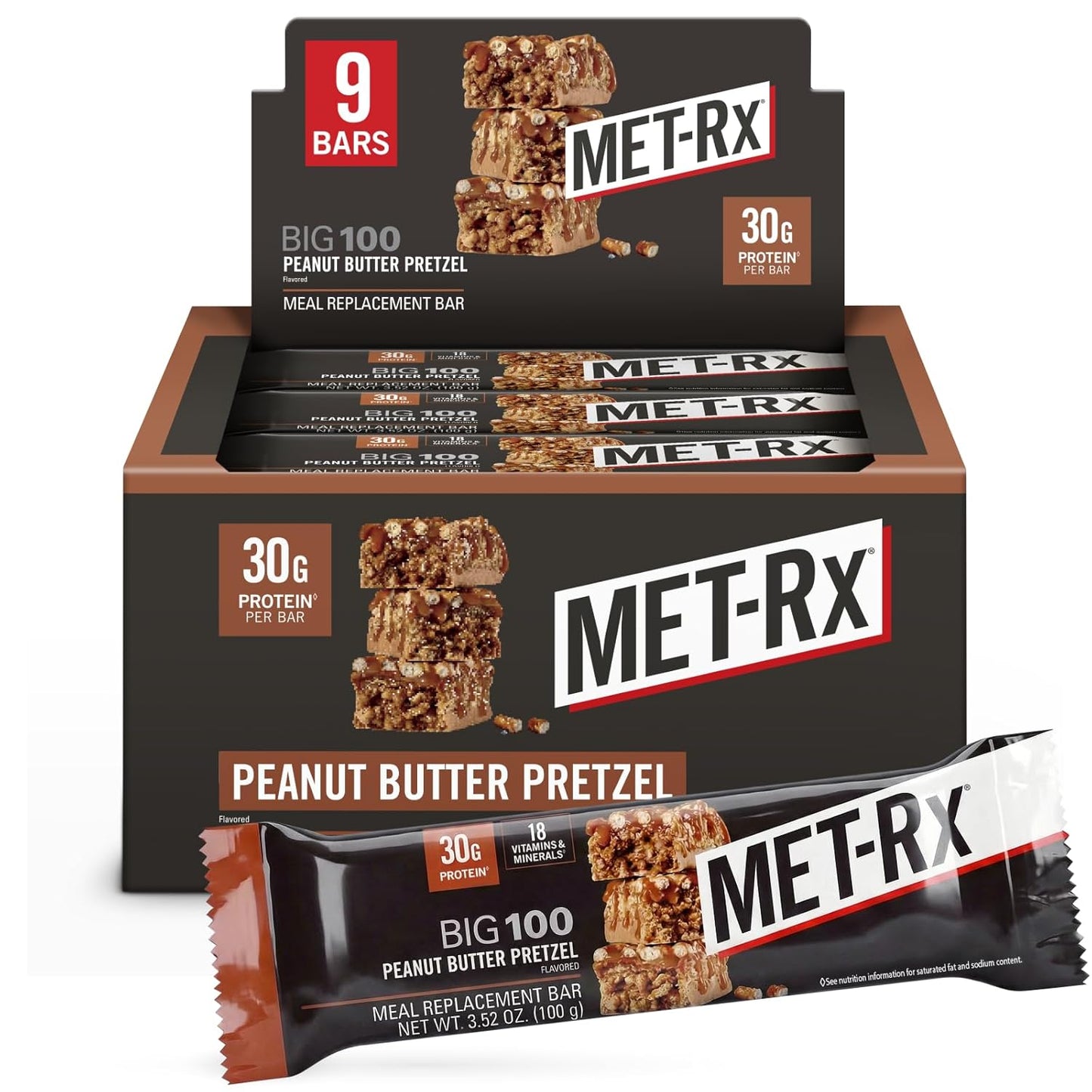 [Multiple Flavours]MET-Rx Protein Plus Meal Replacement Bar
