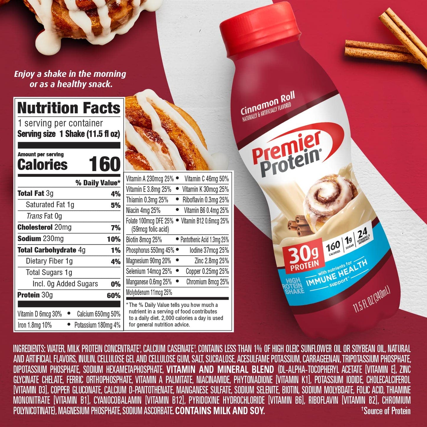 【多種口味】Premier Protein Ready-to-Drink Shake 蛋白奶昔