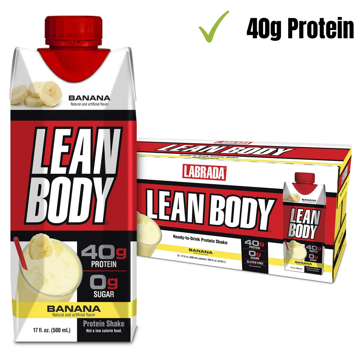 【多種口味】LABRADA Lean Body Protein Shake 蛋白奶昔