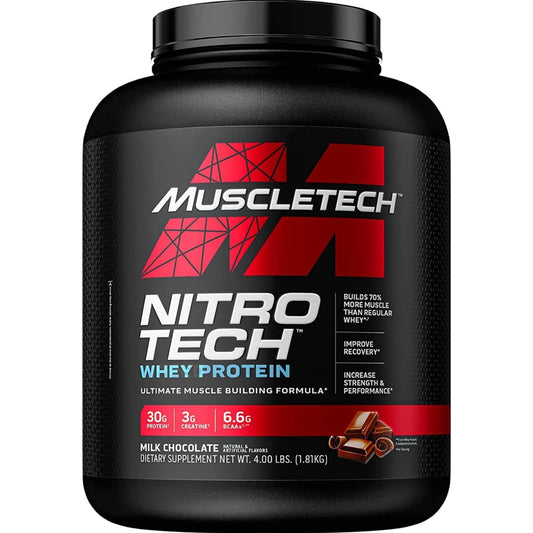 【多種口味】MuscleTech Nitro-Tech Whey Protein Powder 乳清蛋白粉
