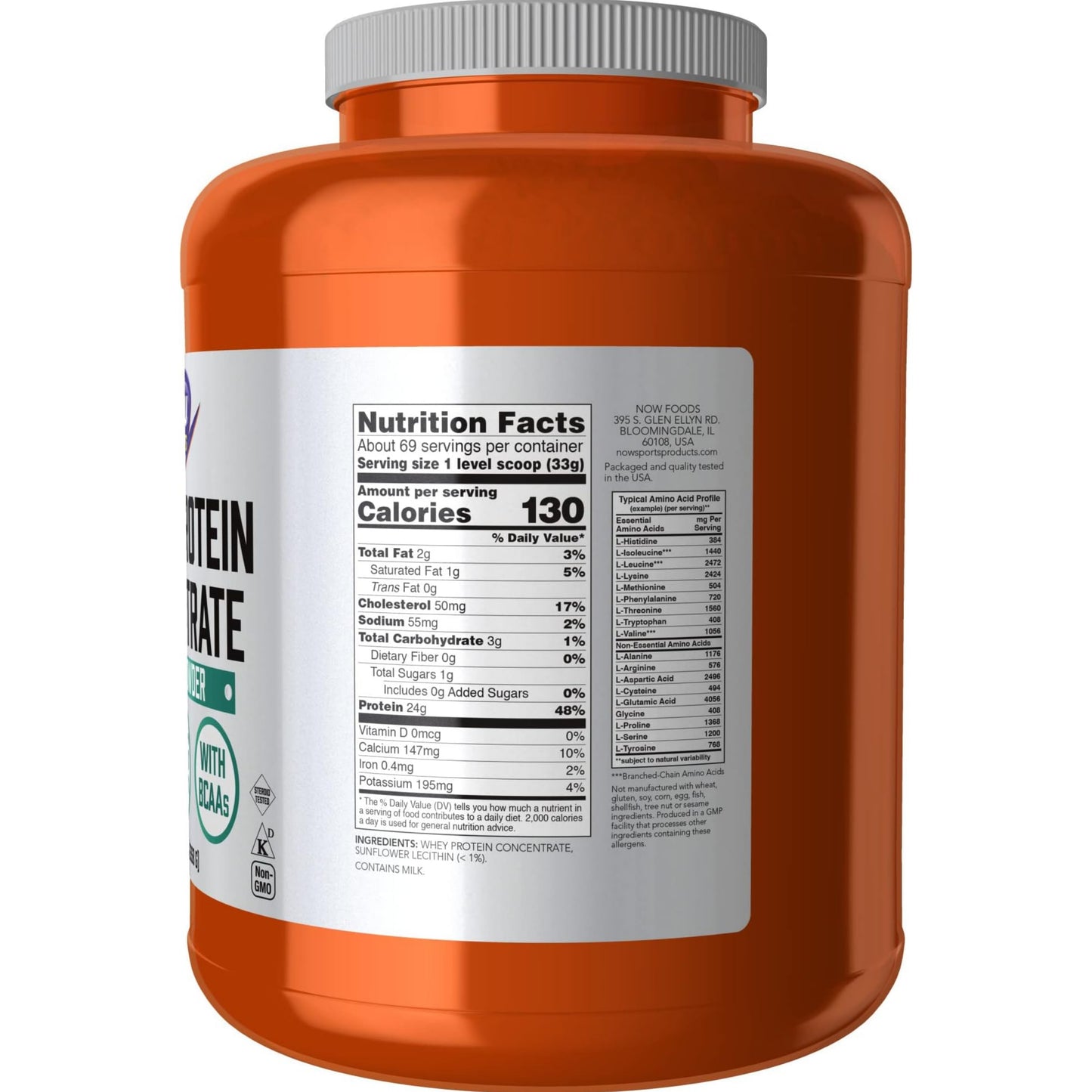 NOW Sports Whey Protein Concentrate 乳清蛋白粉
