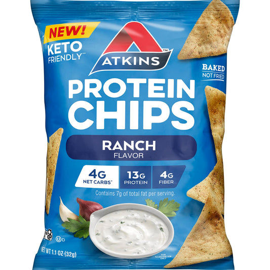 【多種口味】Atkins Protein Chips 蛋白脆片