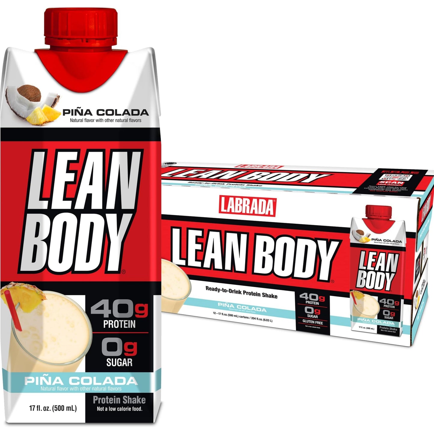 【多種口味】LABRADA Lean Body Protein Shake 蛋白奶昔