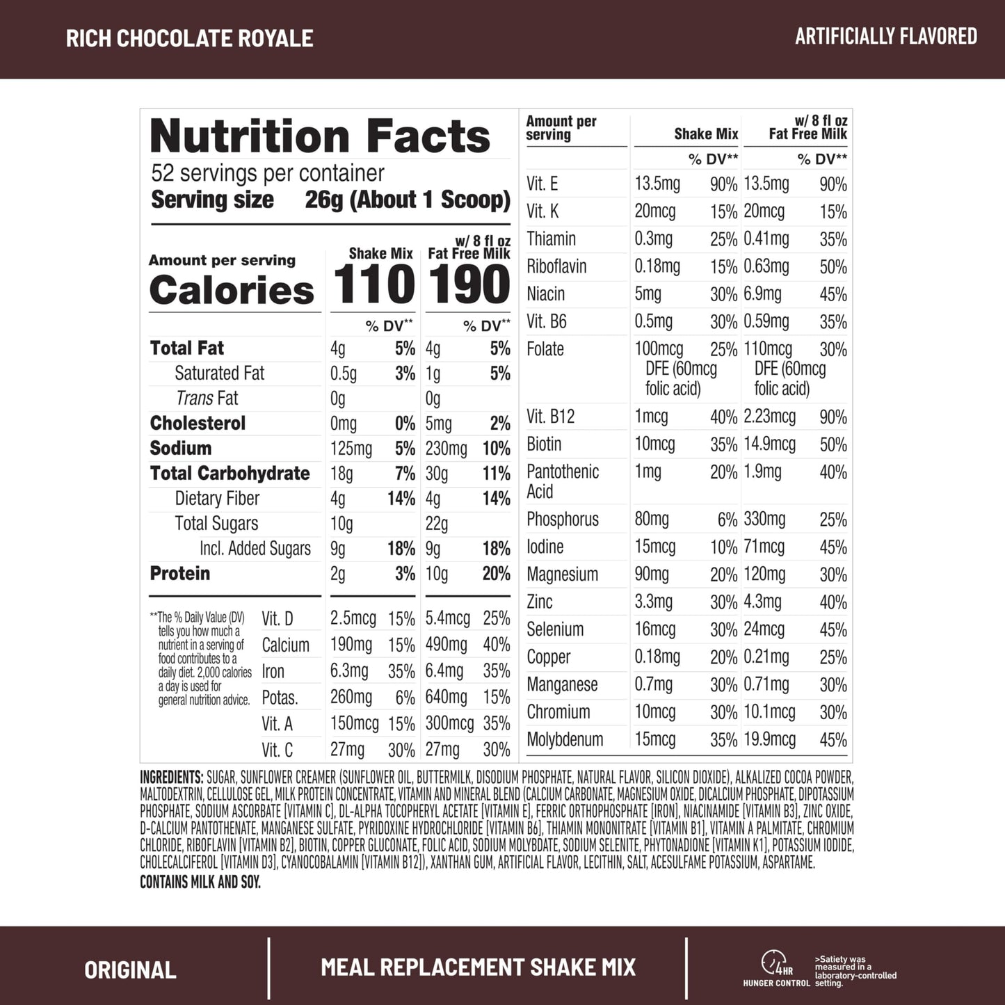 [Multiple Flavours] SlimFast Original Meal Replacement Powder