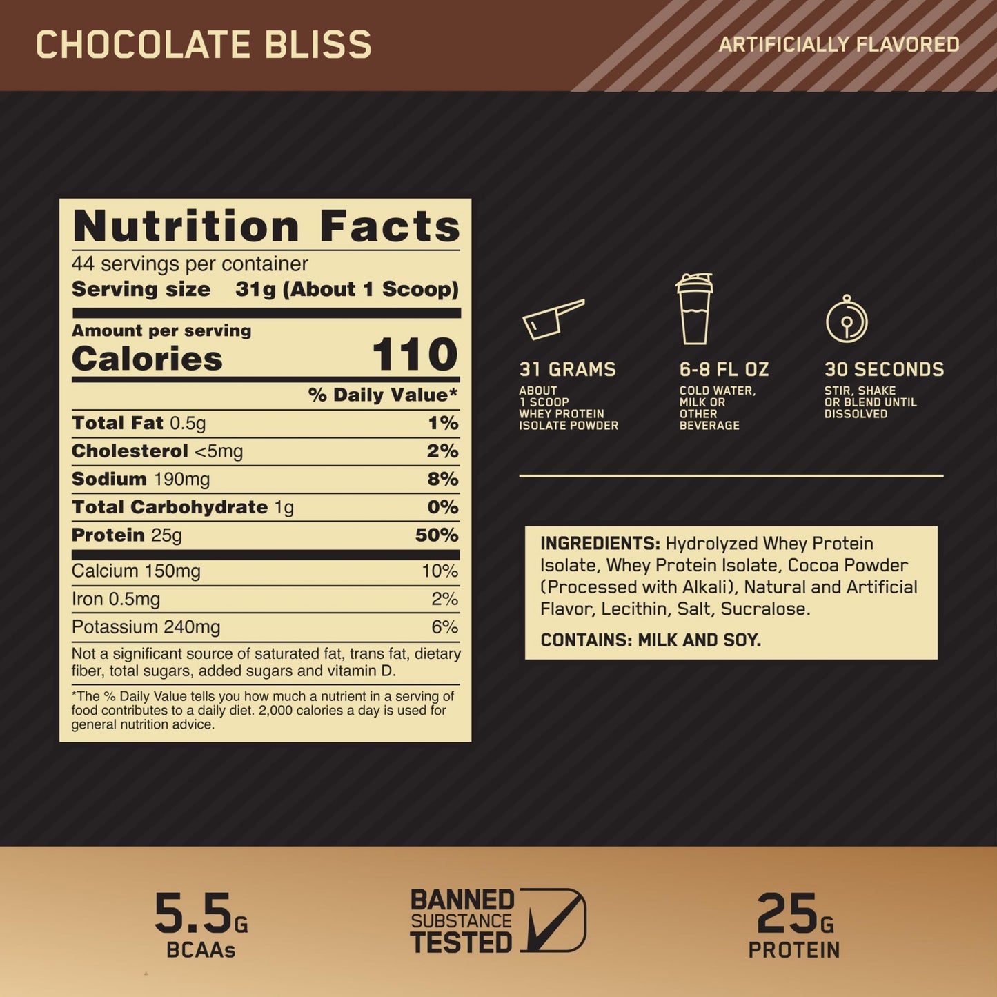 [Multiple Flavours] Optimum Nutrition Gold Standard 100% Isolate Protein Powder