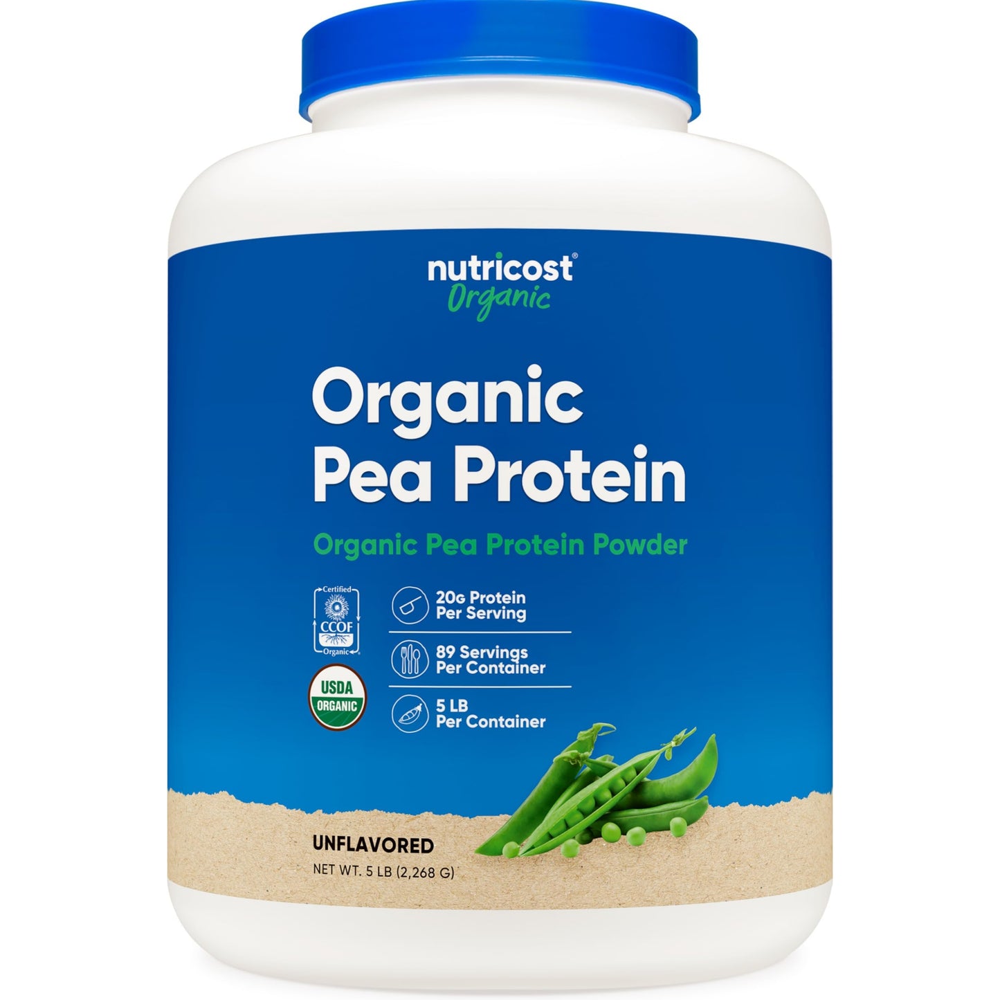 Nutricost Organic Pea Protein 碗豆蛋白粉