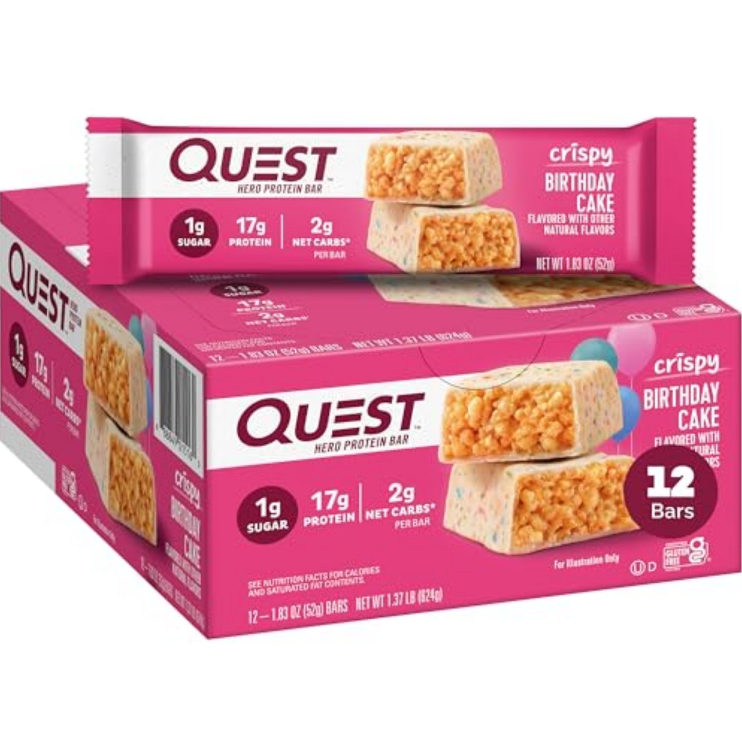 【多種口味】Quest Nutrition Hero Bar 脆脆蛋白棒