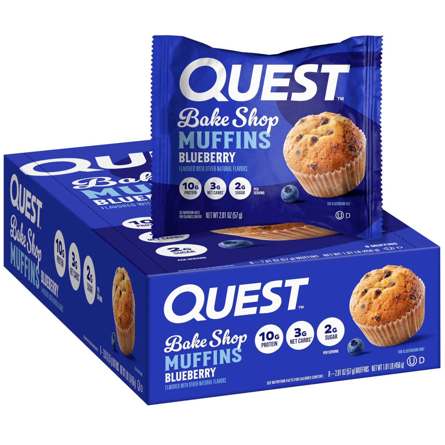 【多種口味】Quest Nutrition Bake Shop Protein Muffins 蛋白鬆餅