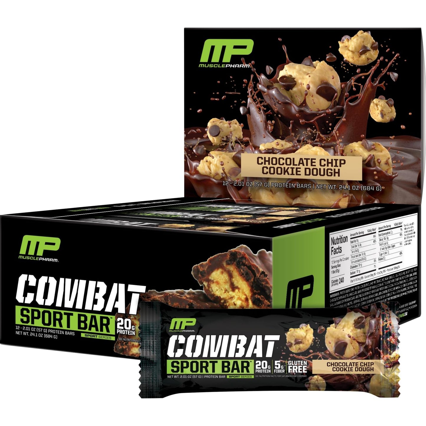 [Multiple Flavors] MusclePharm Combat Sport Bar