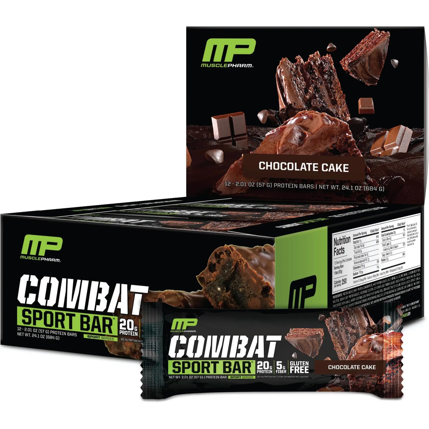 [Multiple Flavors] MusclePharm Combat Sport Bar