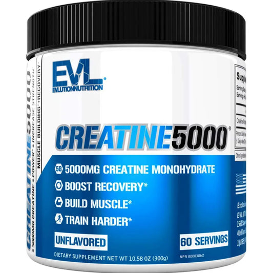 EVLution Nutrition CREATINE5000 5000mg Creatine Monohydrate 肌酸粉