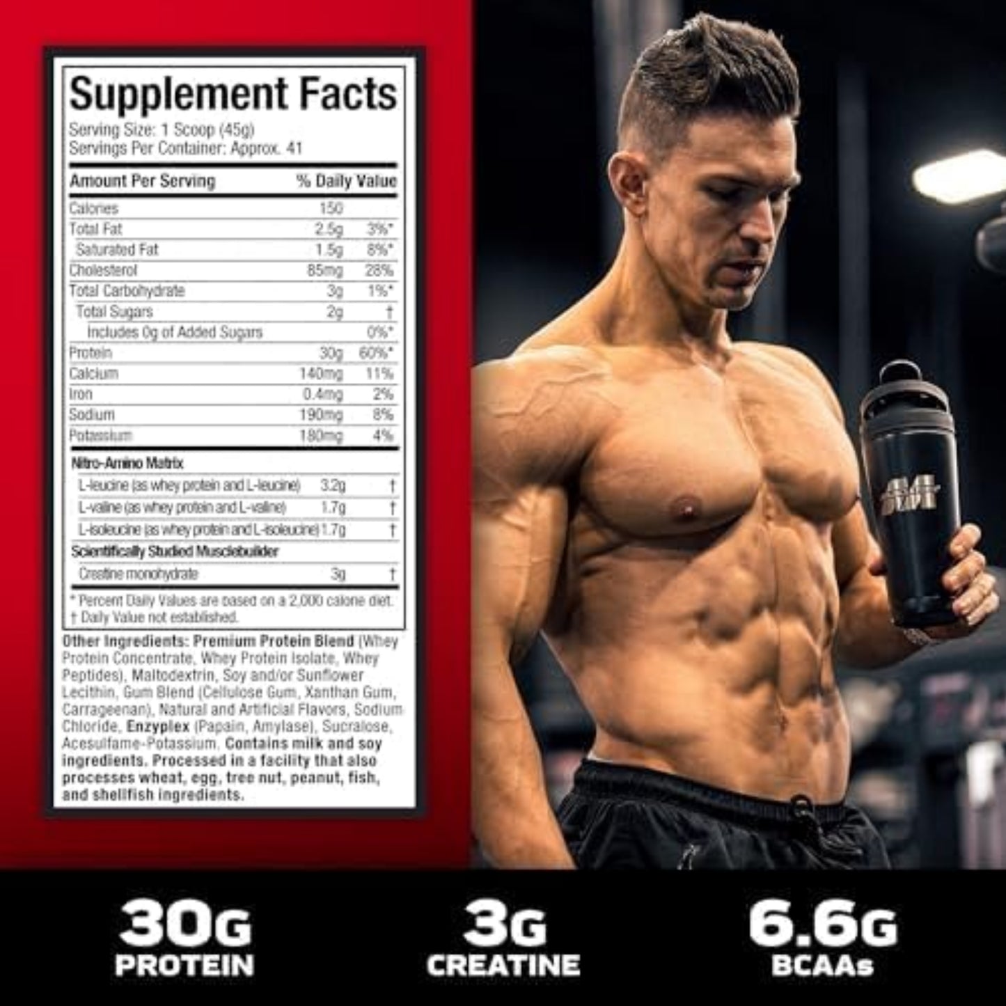 【多種口味】MuscleTech Nitro-Tech Whey Protein Powder 乳清蛋白粉
