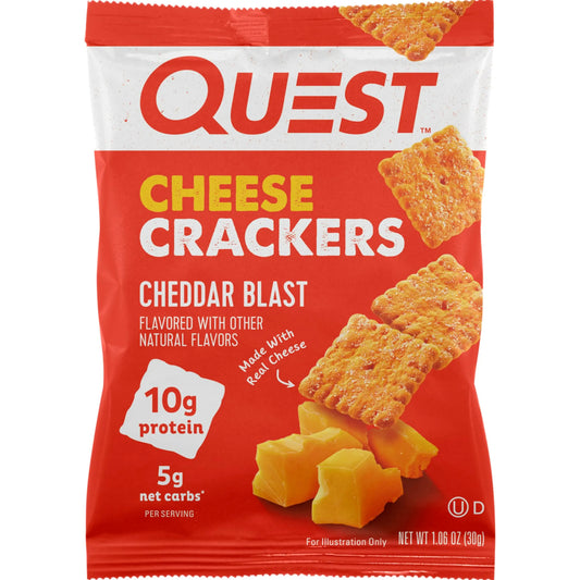 【多種口味】Quest Nutrition Cheese Crackers 蛋白芝士餅乾