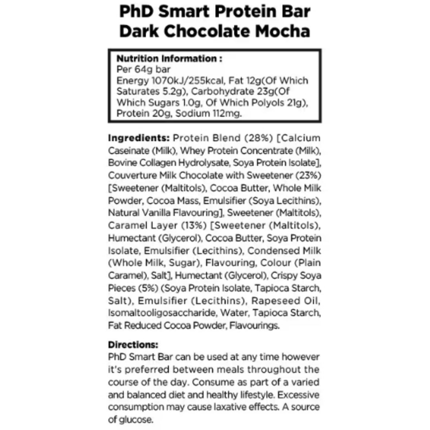 【多種口味】Phd Smart Protein Bar 蛋白棒