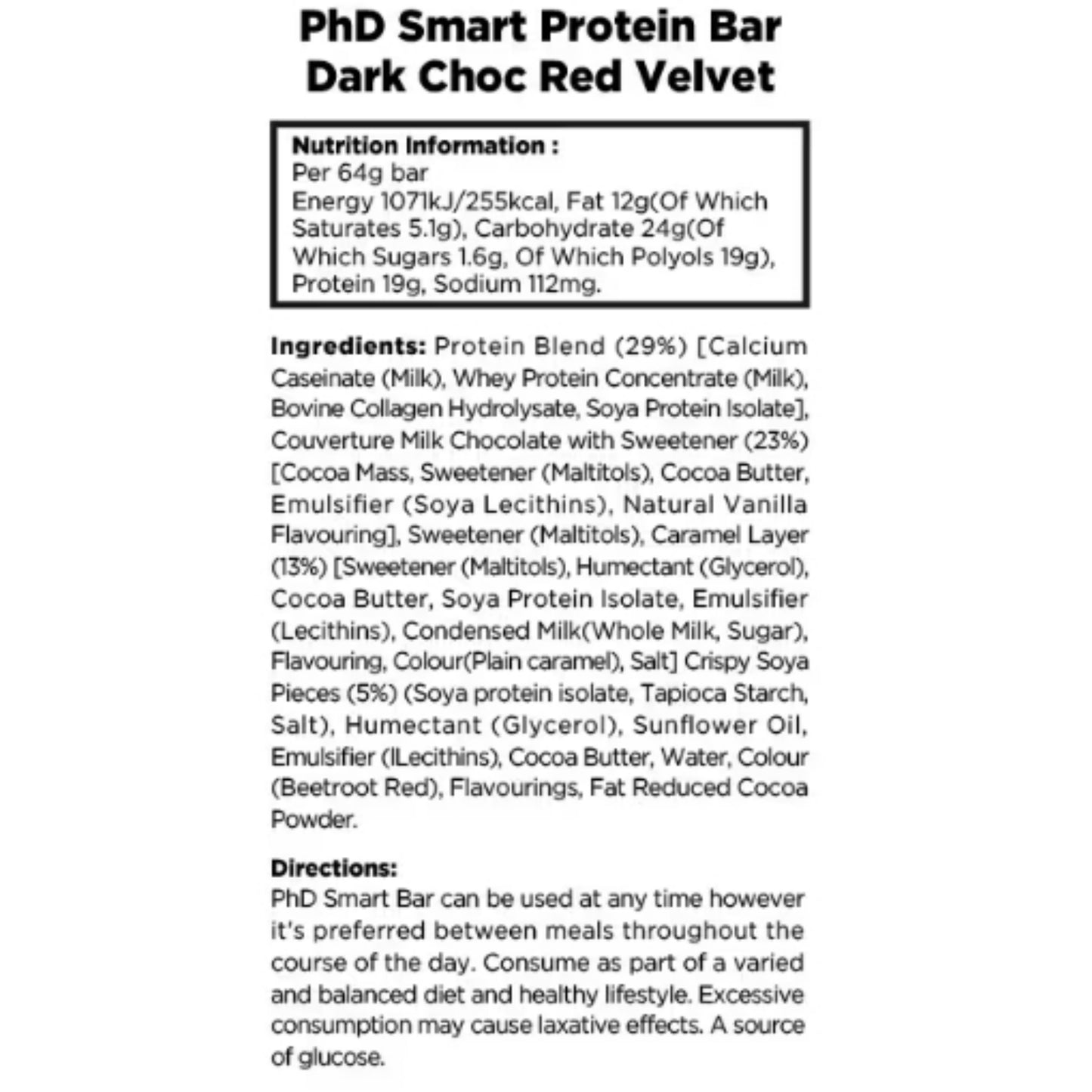 【多種口味】Phd Smart Protein Bar 蛋白棒