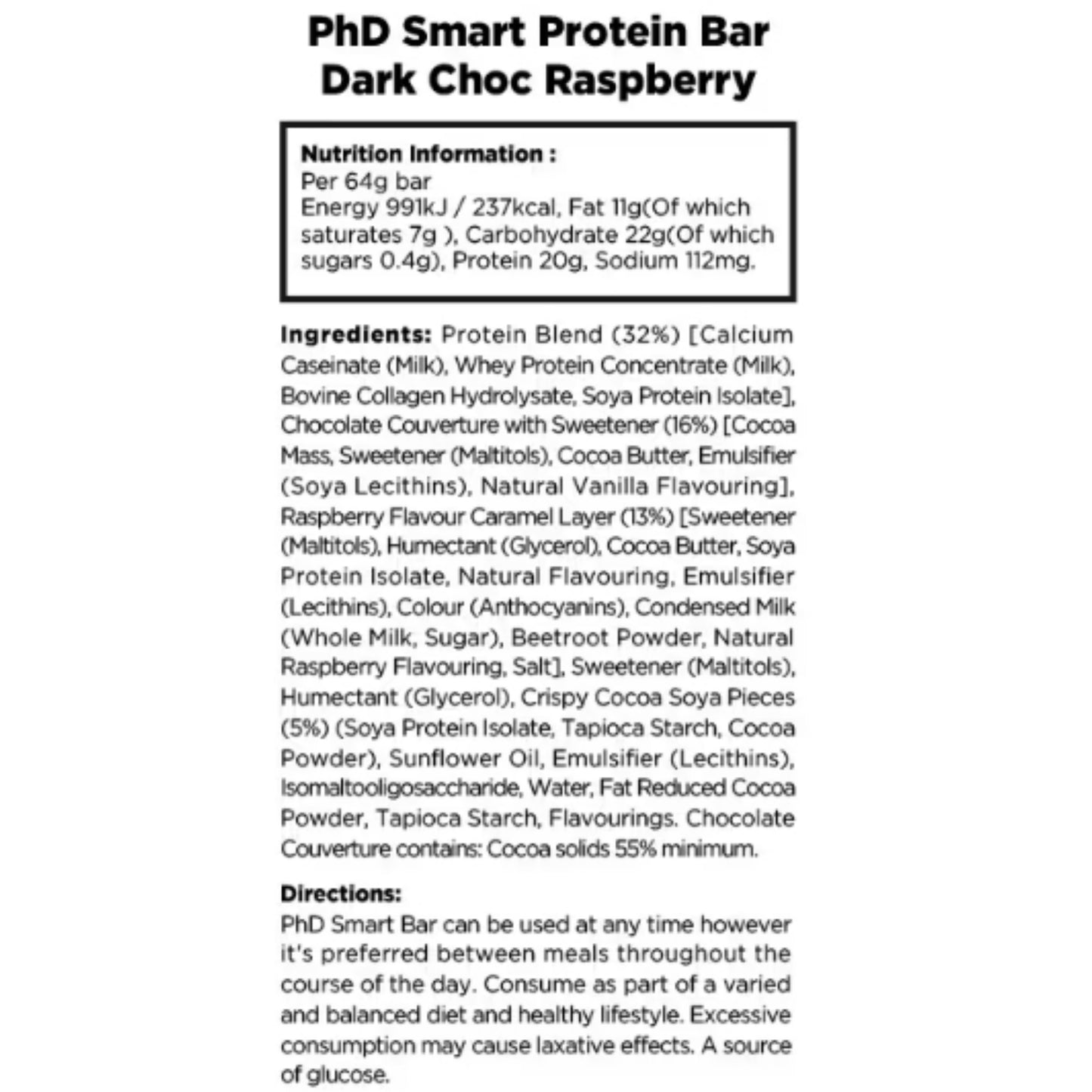 【多種口味】Phd Smart Protein Bar 蛋白棒