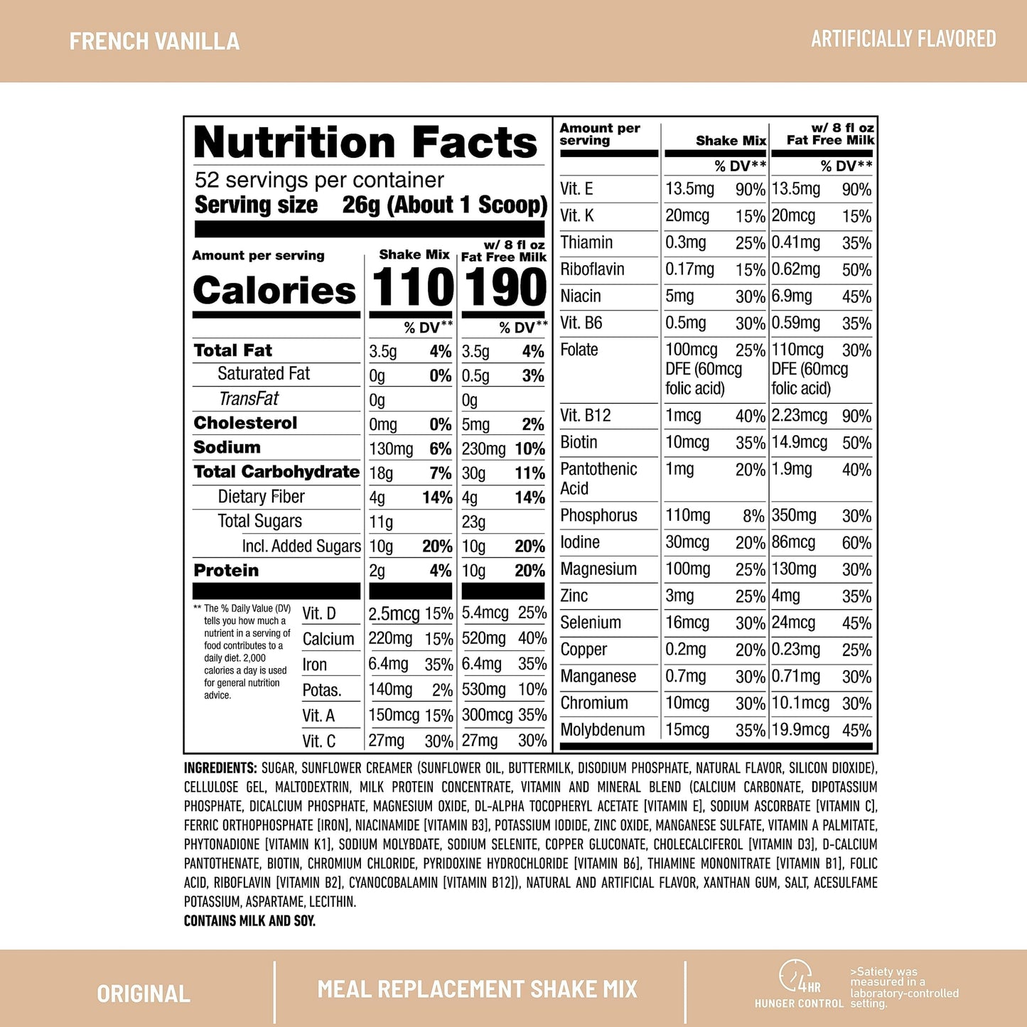 [Multiple Flavours] SlimFast Original Meal Replacement Powder
