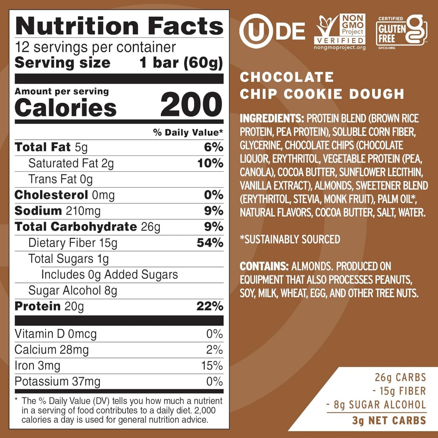 [Multiple Flavours] No Cow Plant Based Protein Bar
