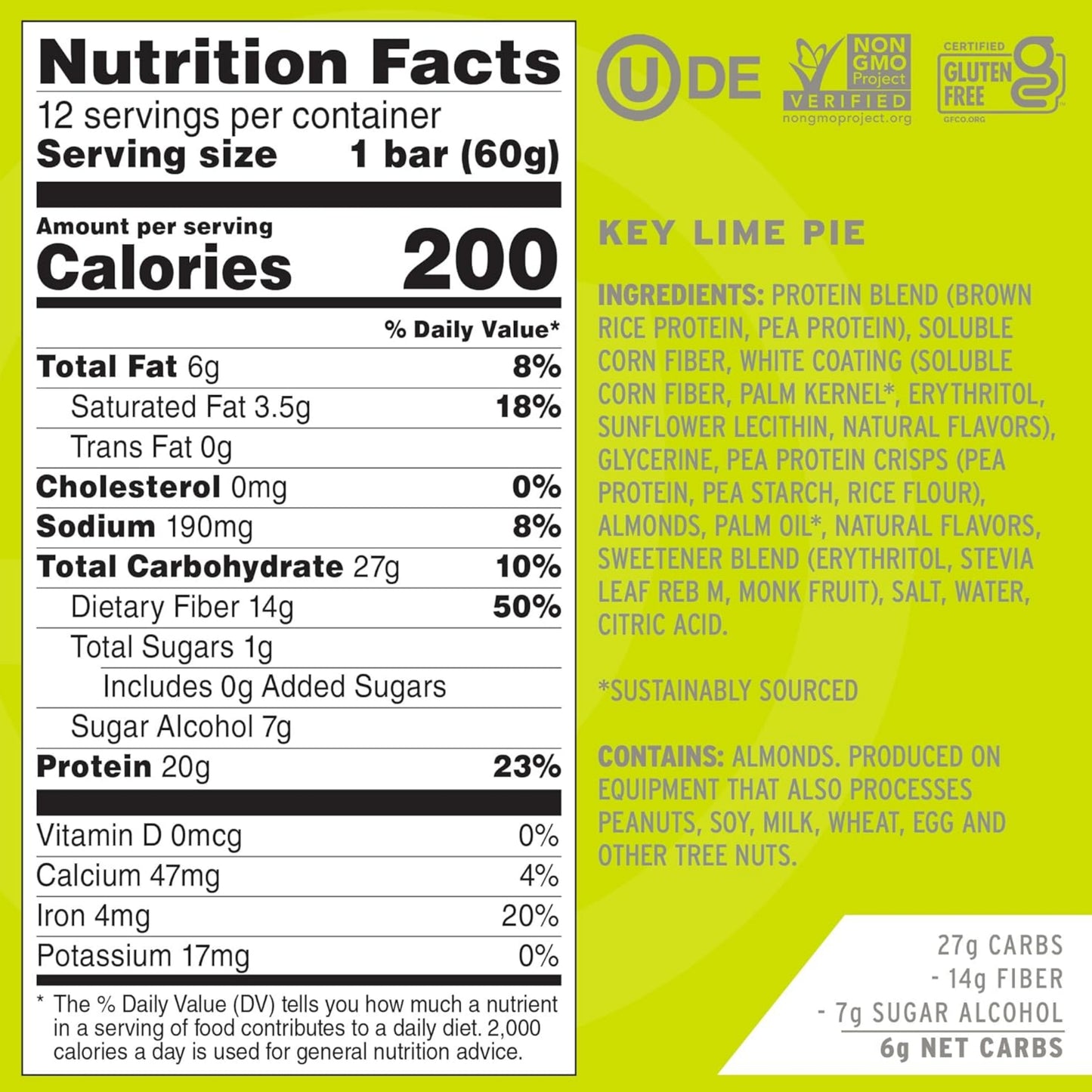 [Multiple Flavours] No Cow Plant Based Protein Bar