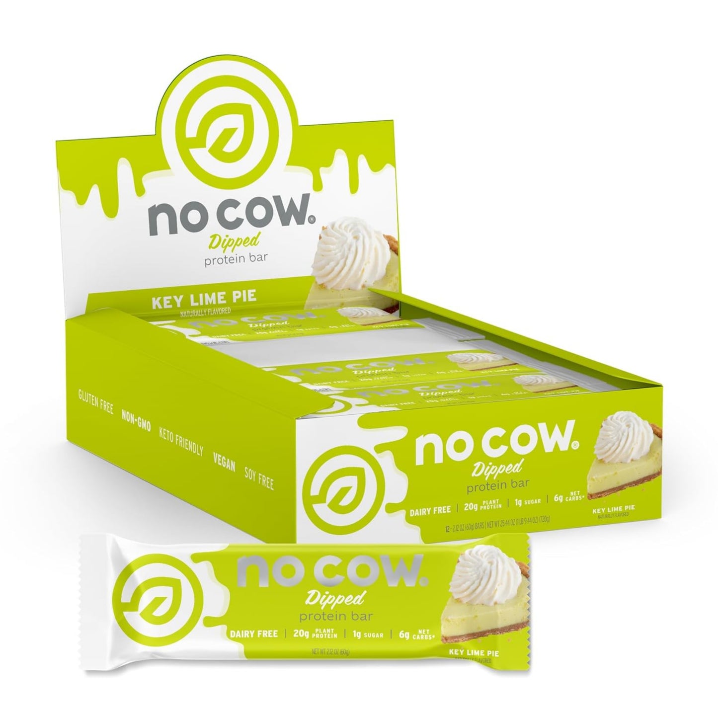 [Multiple Flavours] No Cow Plant Based Protein Bar