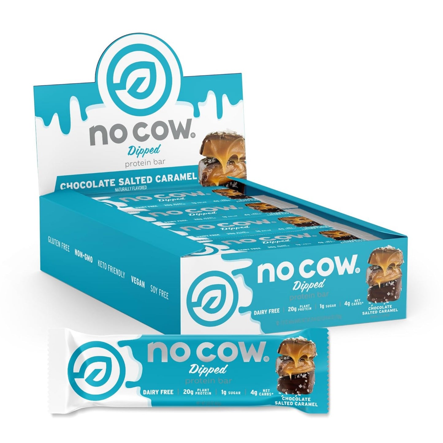 [Multiple Flavours] No Cow Plant Based Protein Bar