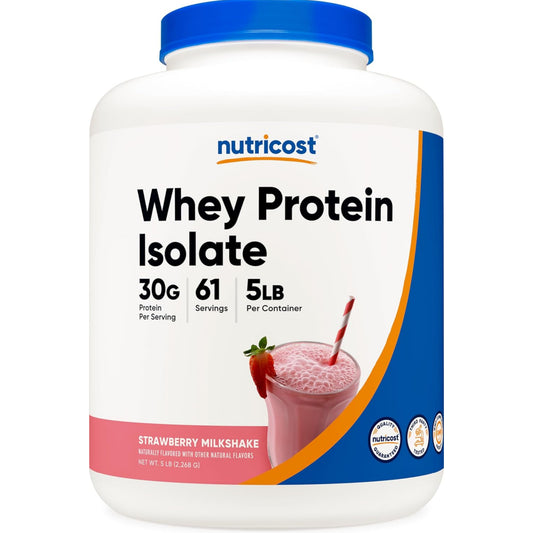 【多種口味】Nutricost Whey Protein Isolate 分離乳清蛋白粉