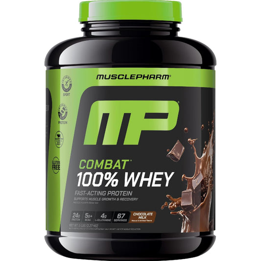 【多種口味】MusclePharm Combat 100% Whey Protein Powder 全乳清蛋白粉