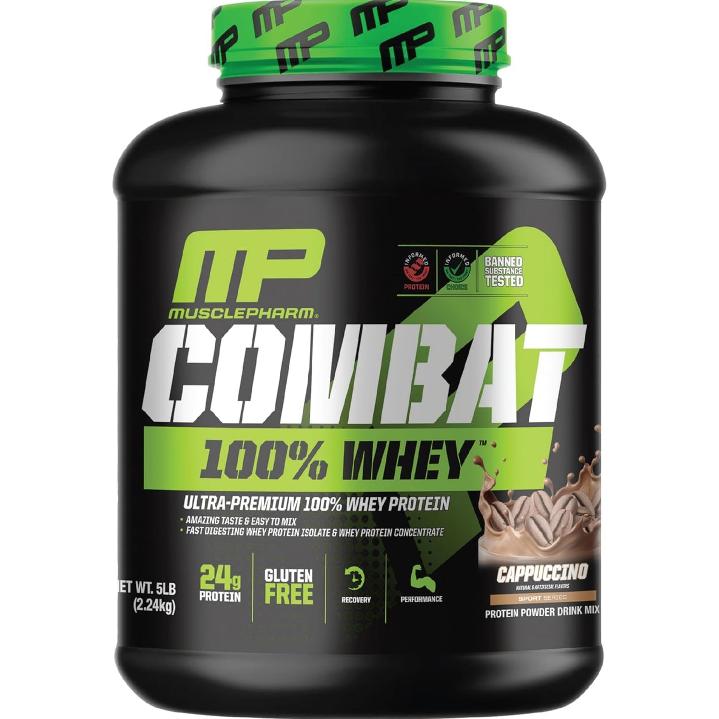 [Multiple Flavours] MusclePharm Combat 100% Whey Protein Powder