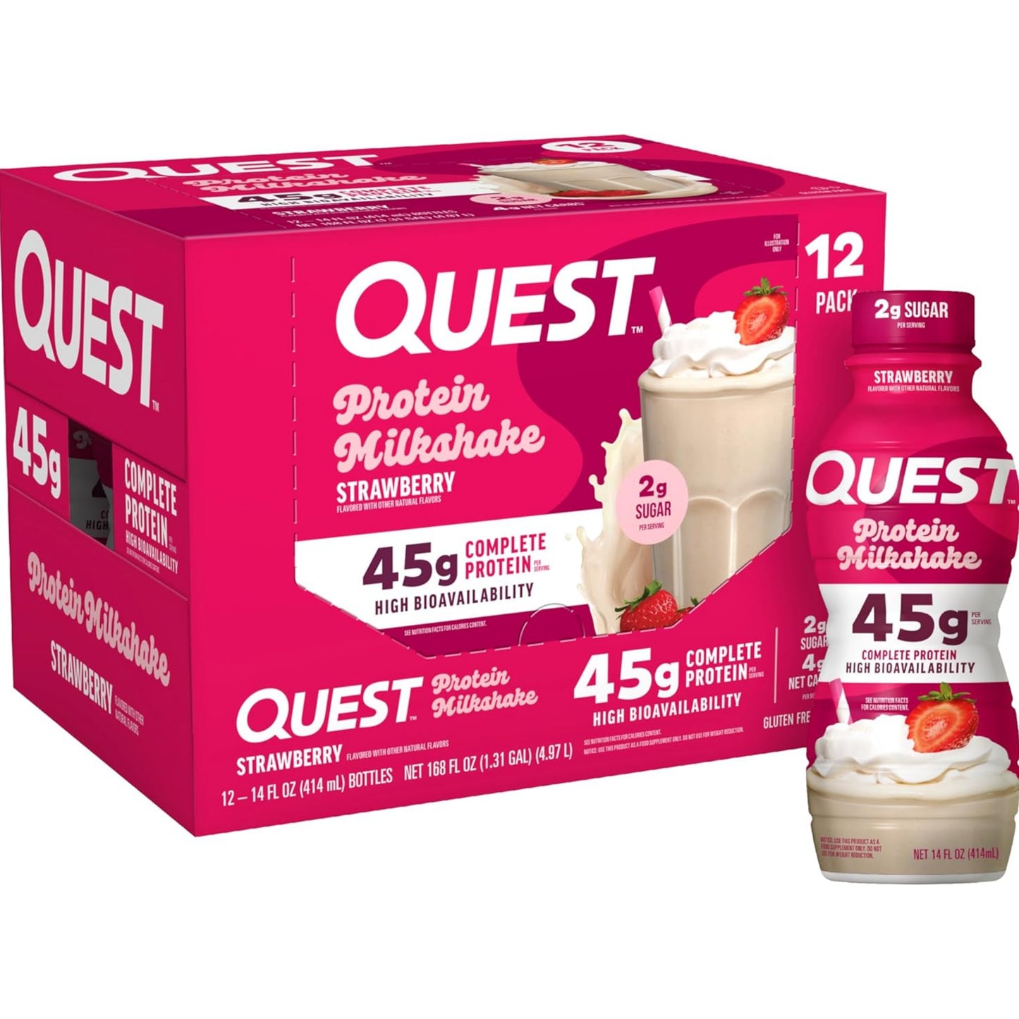 【多種口味】Quest Ready-to-Drink High Protein Shake 高蛋白奶昔